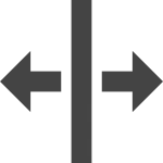 Resize V SVG Icon